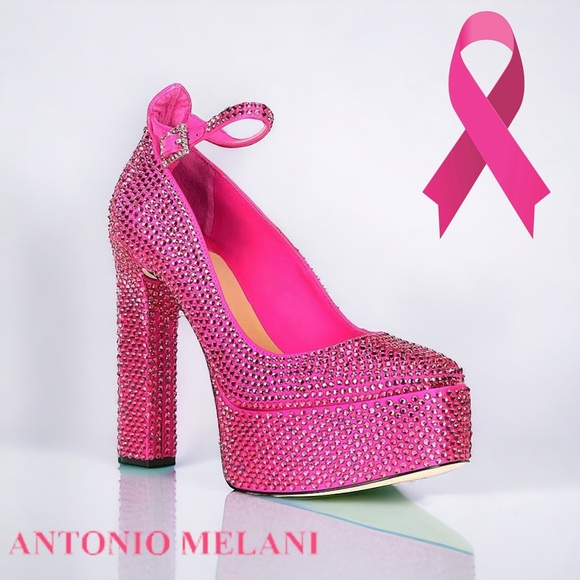 ANTONIO MELANI Shoes - Antonio Melani Pink Rhinestone Women's Shoes